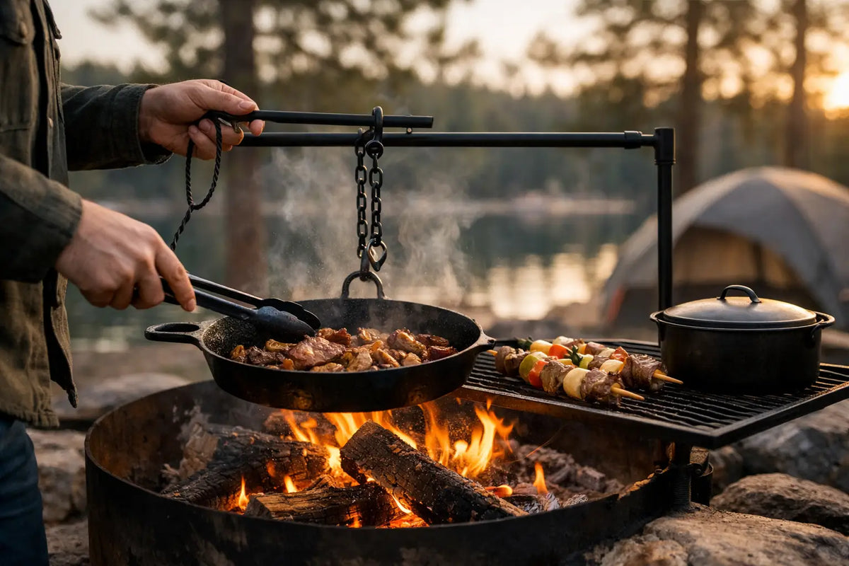 How to Cook Over Open Fire With Better Control