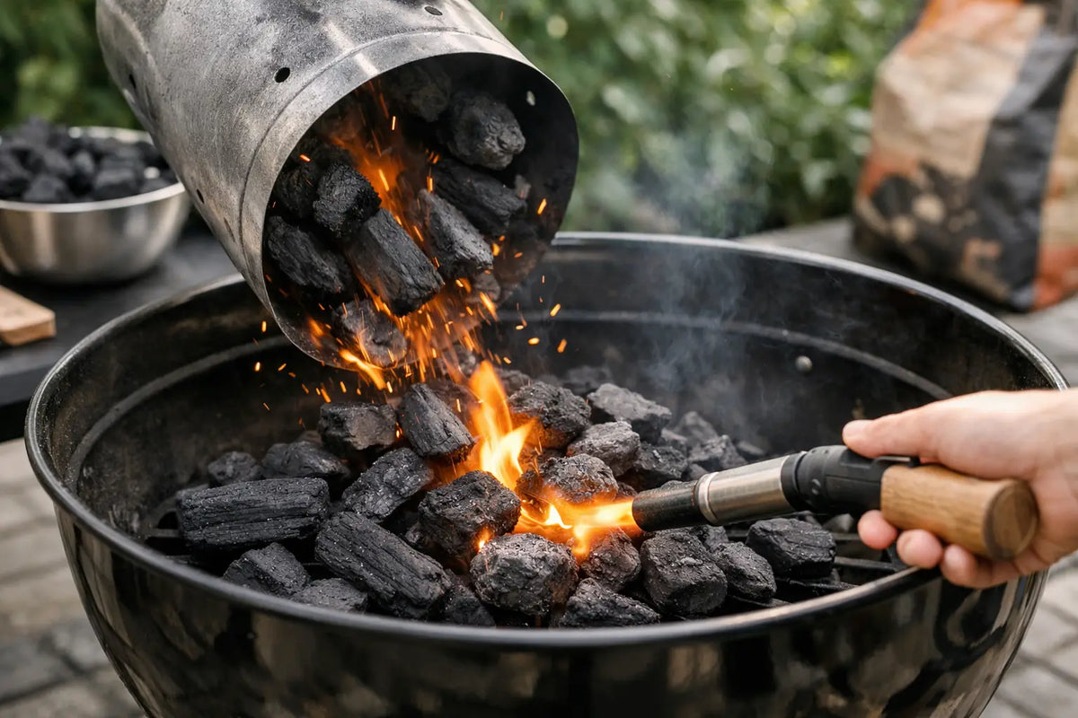 How to Light Lump Charcoal Without the Fuss