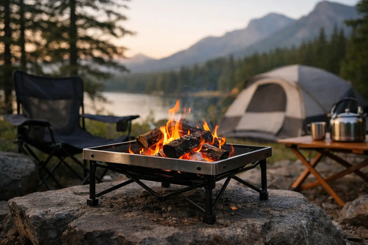Choosing an Elevated Fire Pit for Camping