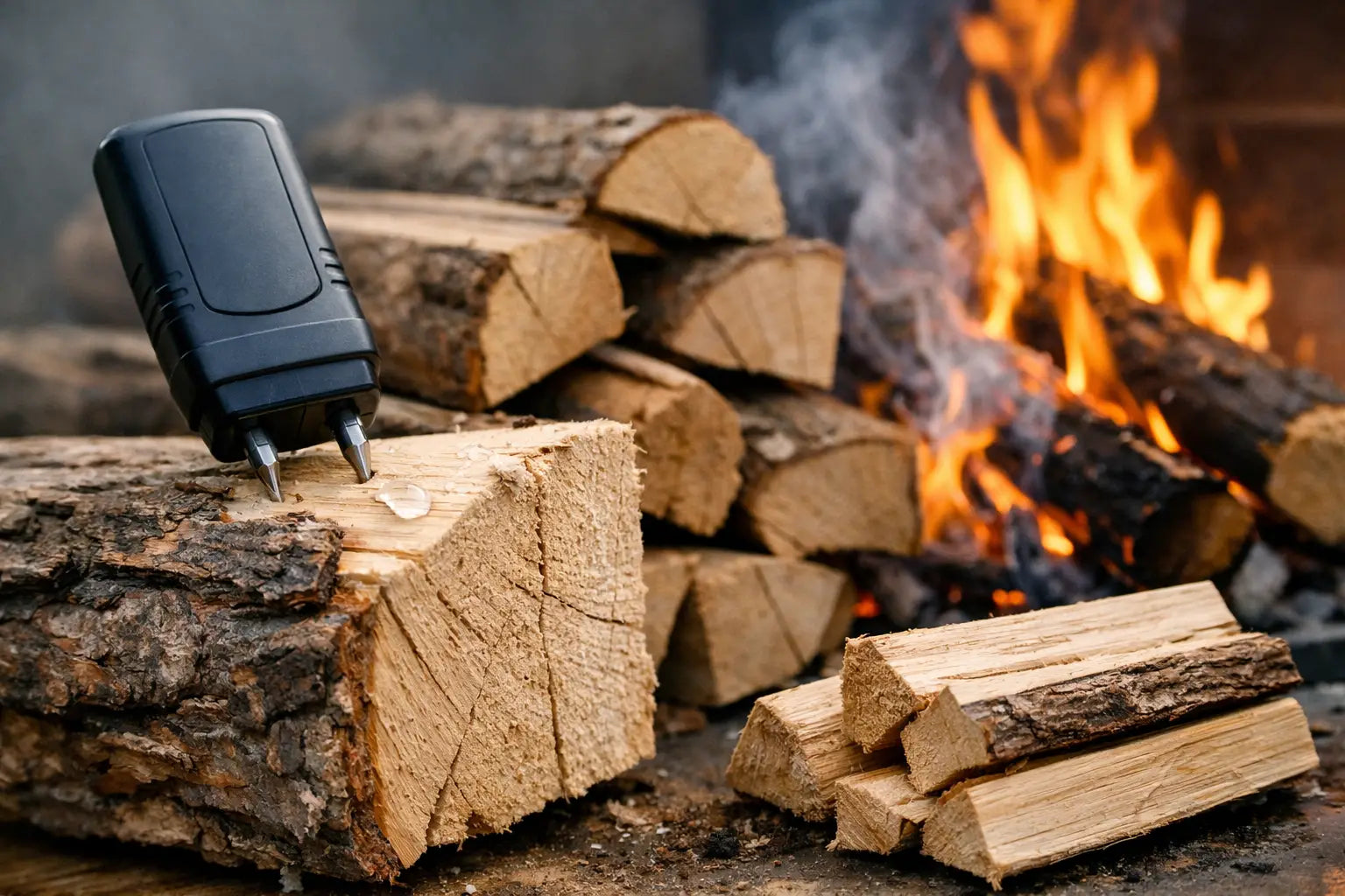 Firewood Moisture Levels for a Better Burn