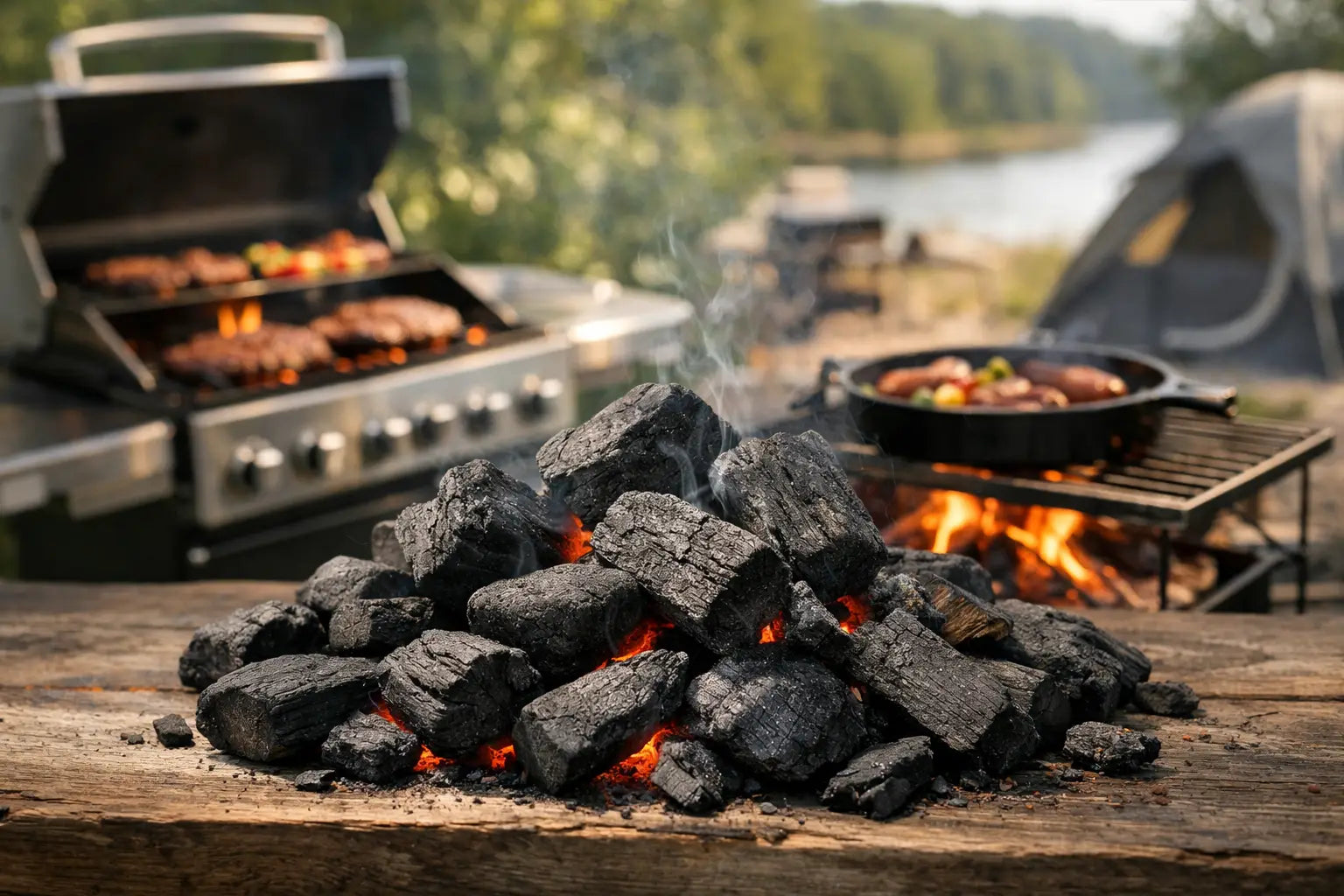 Best Charcoal for Grilling at Home and Camp