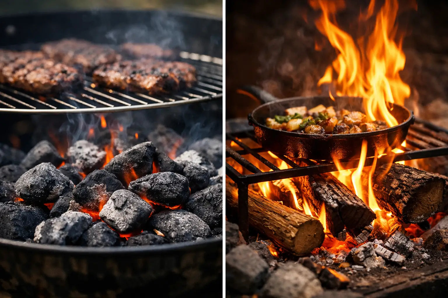 Charcoal vs Wood Cooking: Which Fire Fits?