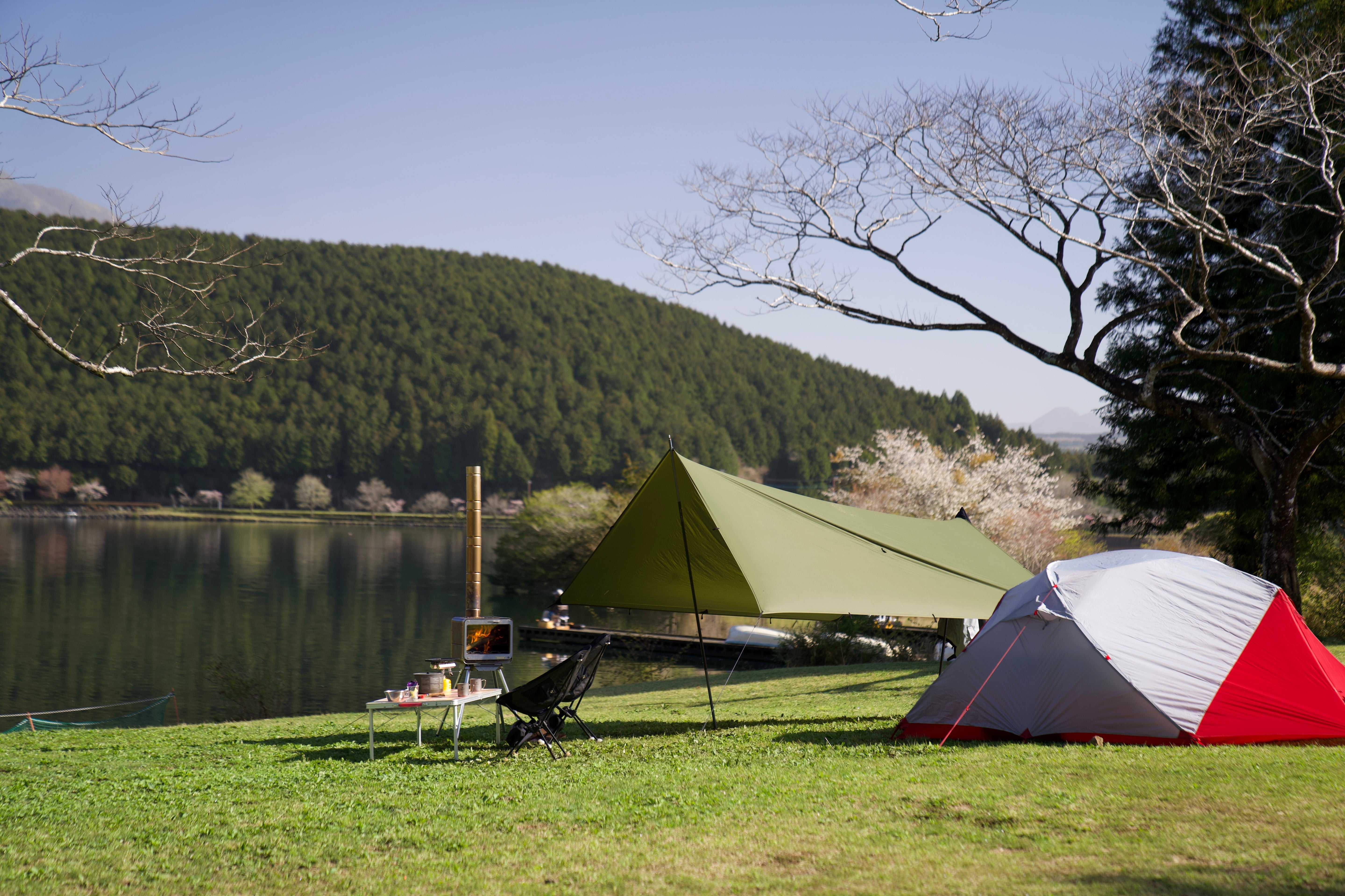 Cube Stove in Tanukiko Camp Site