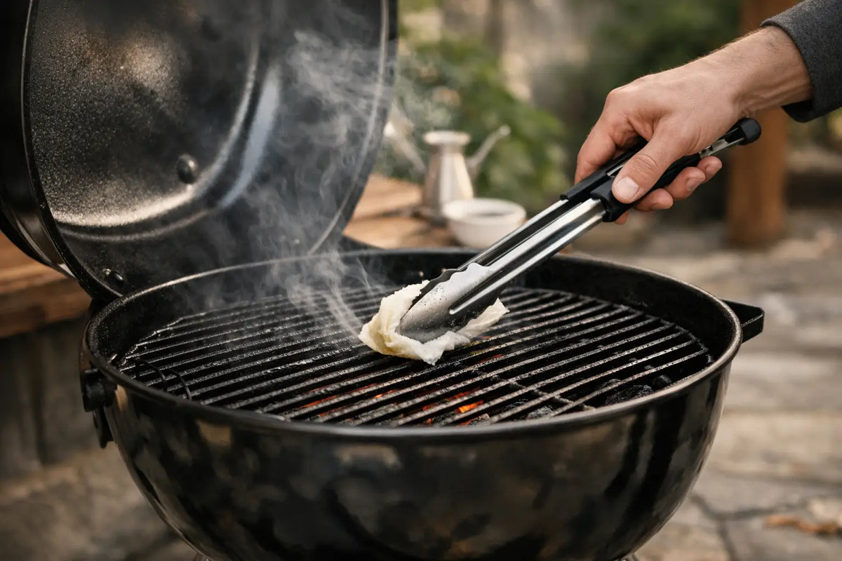 How to Season a Charcoal Grill Before Cooking