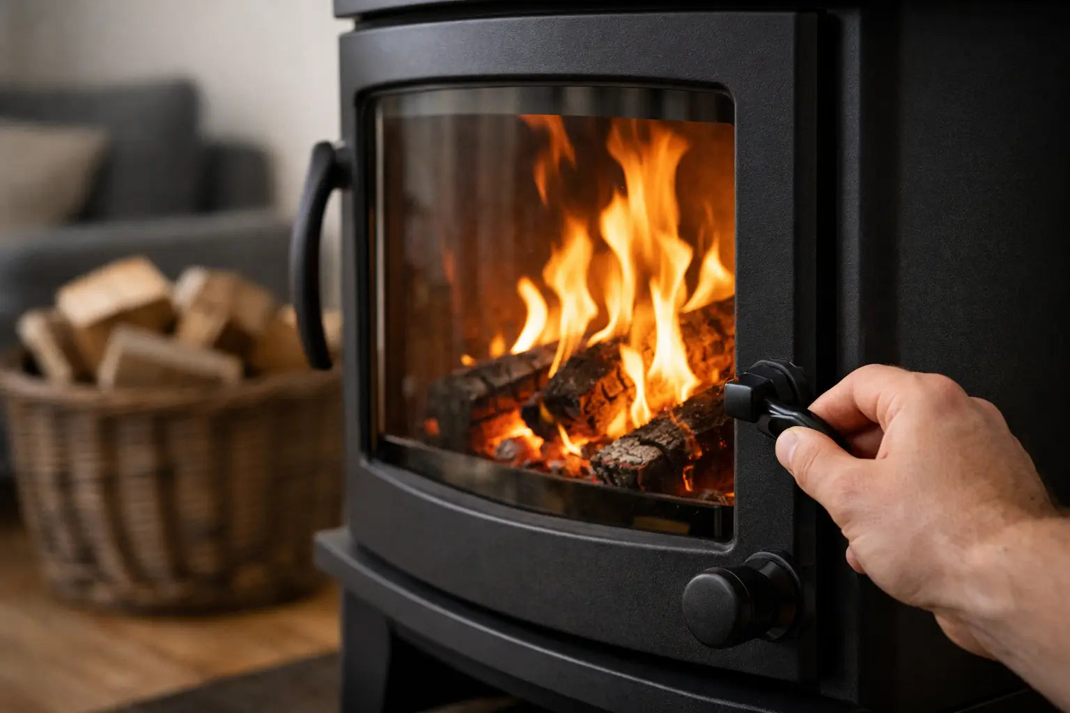 Wood Burning Stove Flame Control Made Simple