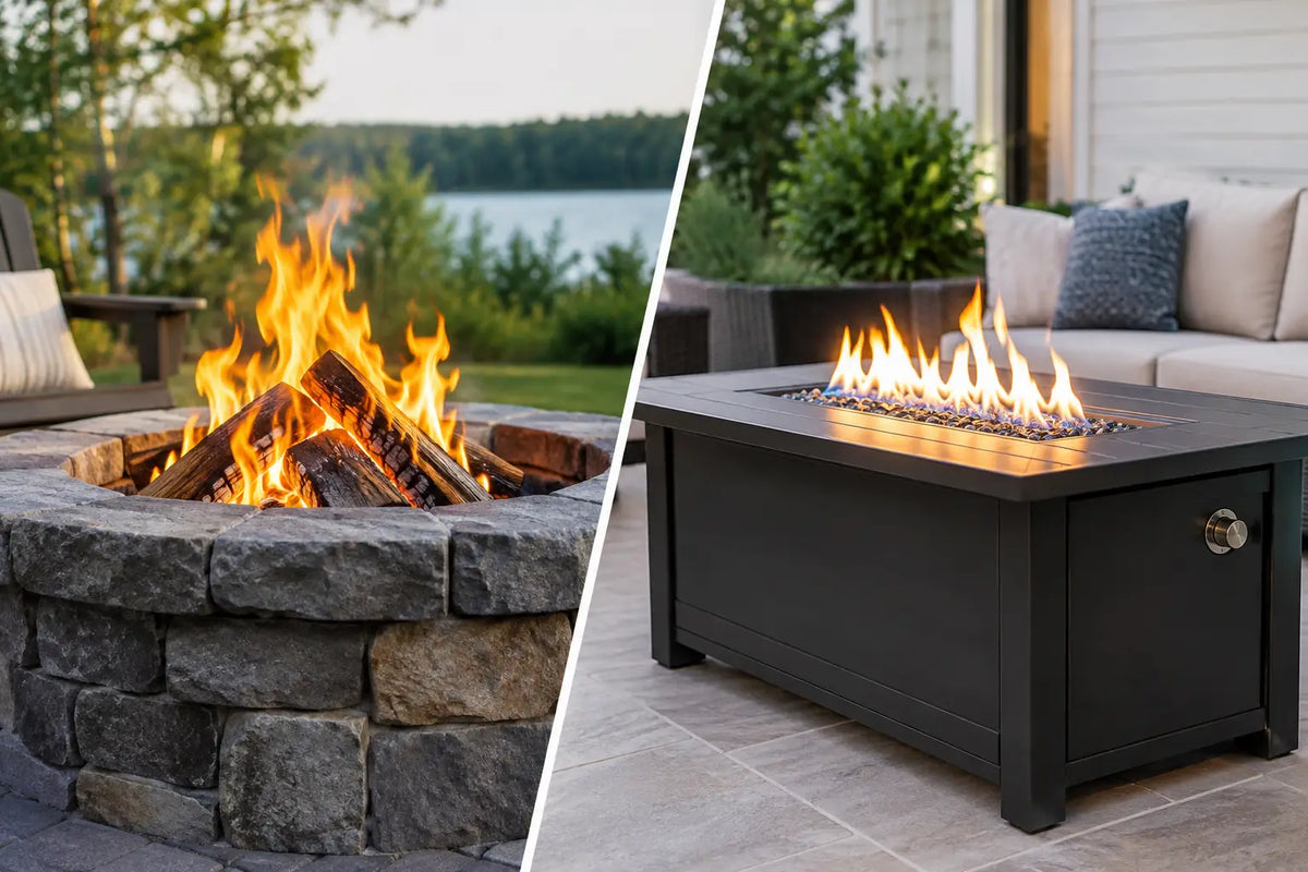 Wood Versus Propane: Which Fire Fits Your Space?