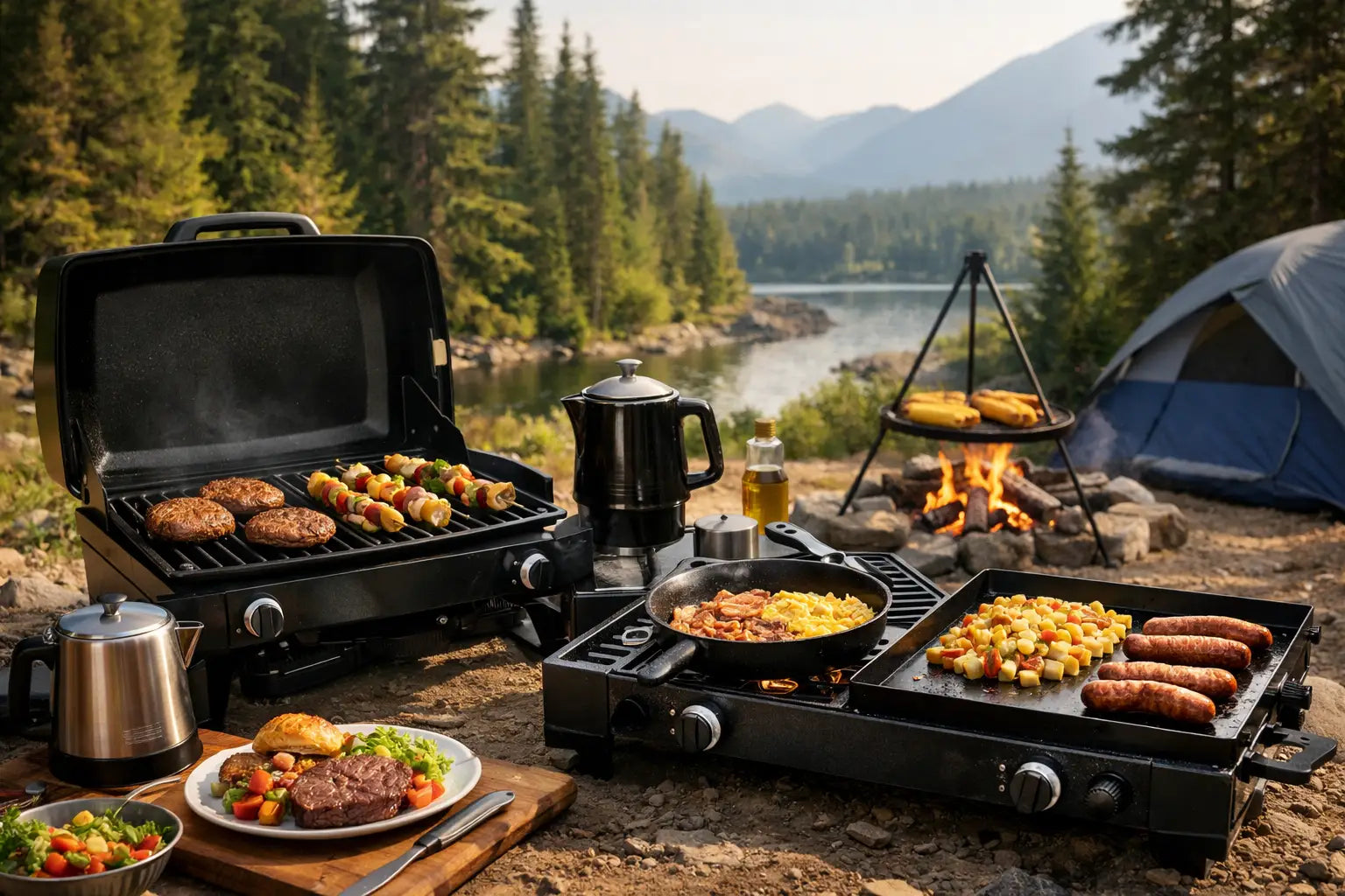 Camp Grills That Make Every Site a Kitchen