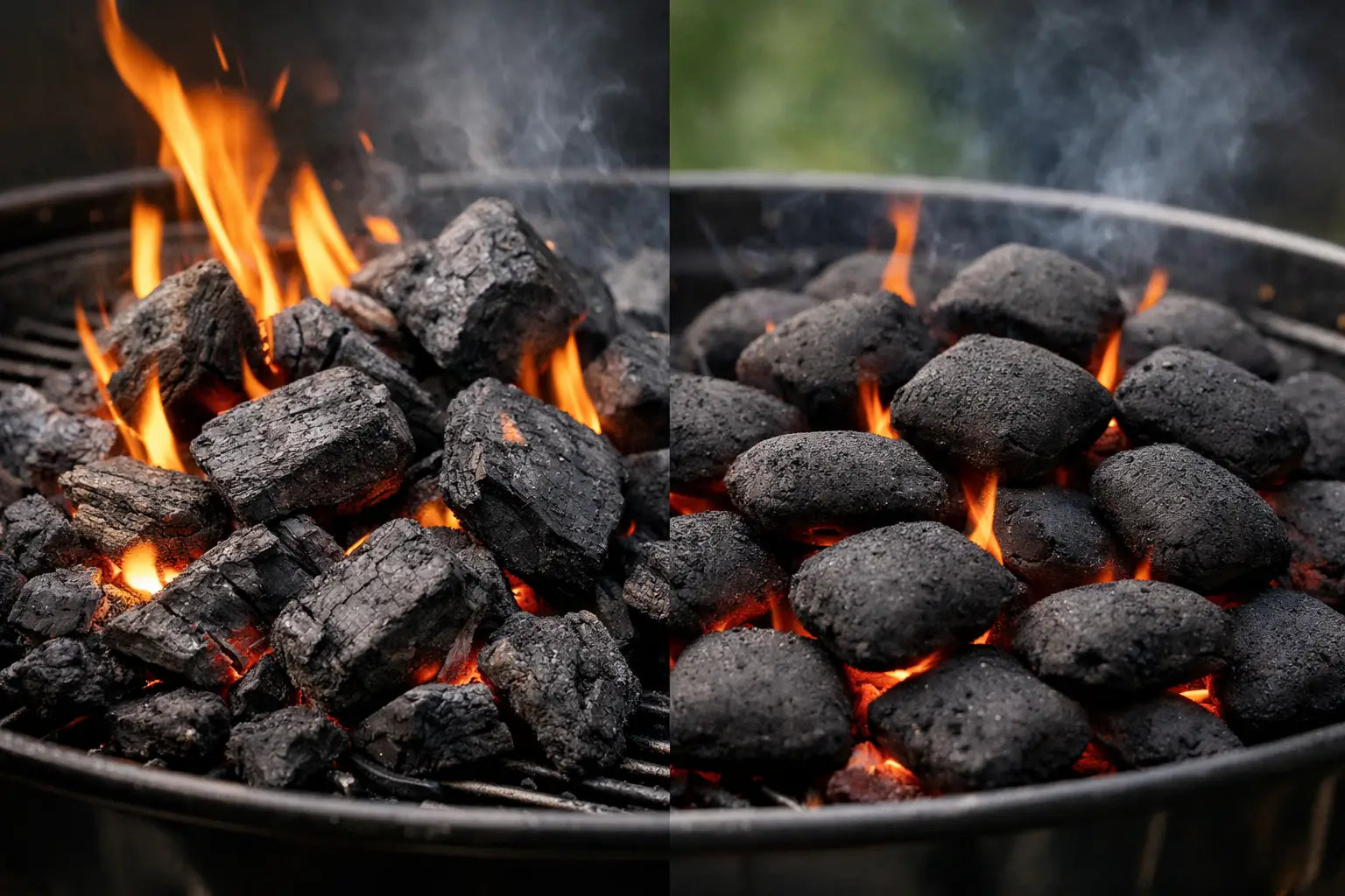 Lump Charcoal vs Briquettes: Which Burns Better?